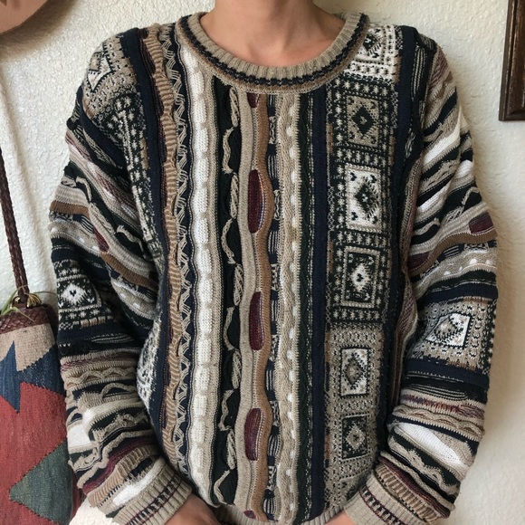 Vintage 90s Oversize & Textured Hip Hop Sweater - Picture 3 of 4